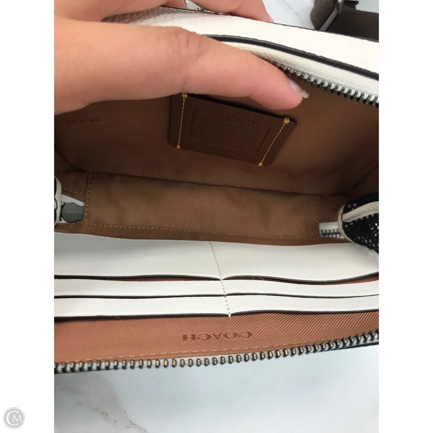 Crossbody Designer By Coach, Size: Medium