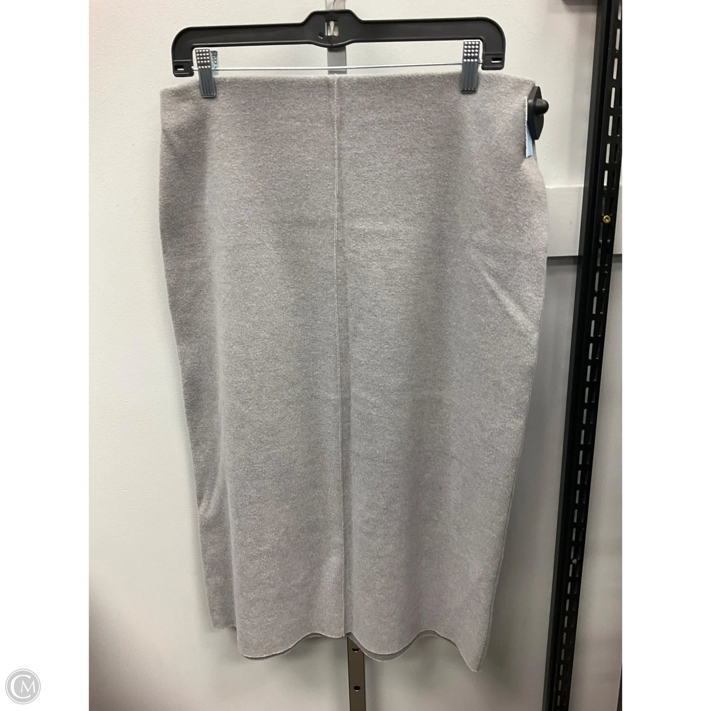 Skirt Midi By Zara In Grey, Size: L