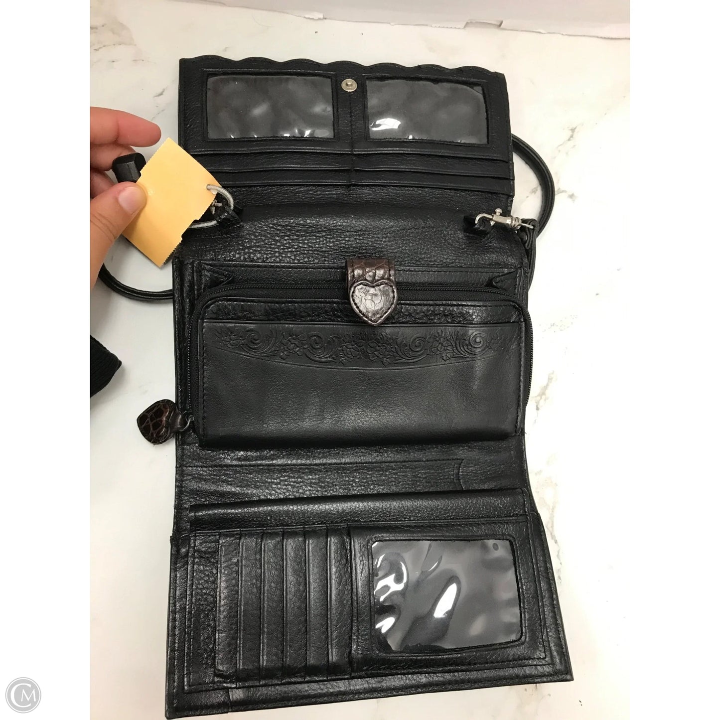 Wallet Leather By Brighton, Size: Large