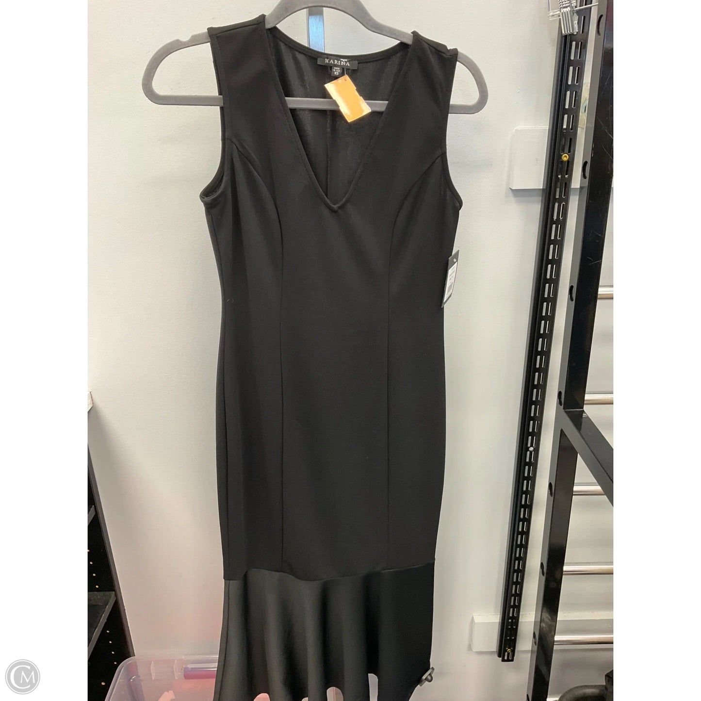 Dress Party Long By Marina In Black, Size: Xs