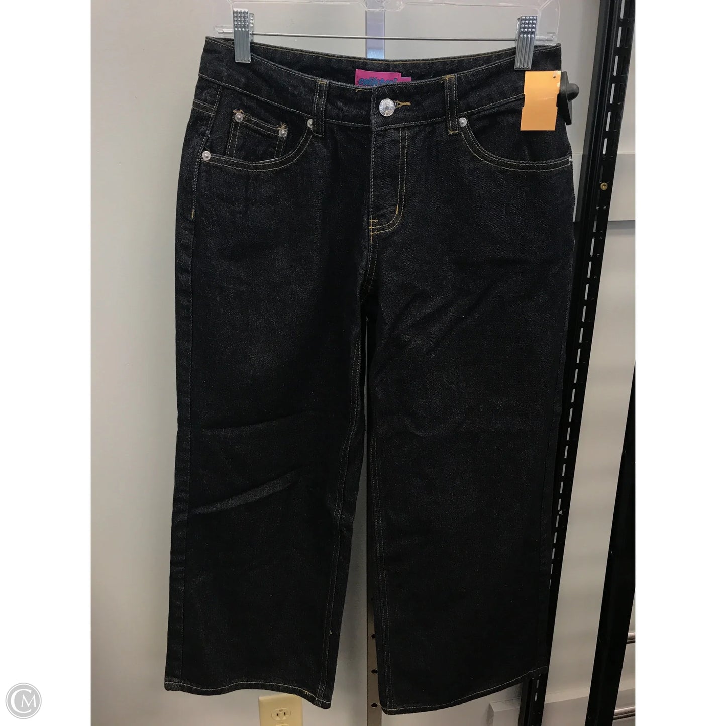 Jeans Wide Leg By Edikted In Blue Denim, Size: S