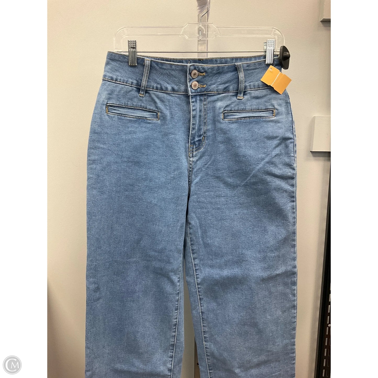 Jeans Wide Leg By Clothes Mentor In Blue Denim, Size: 10