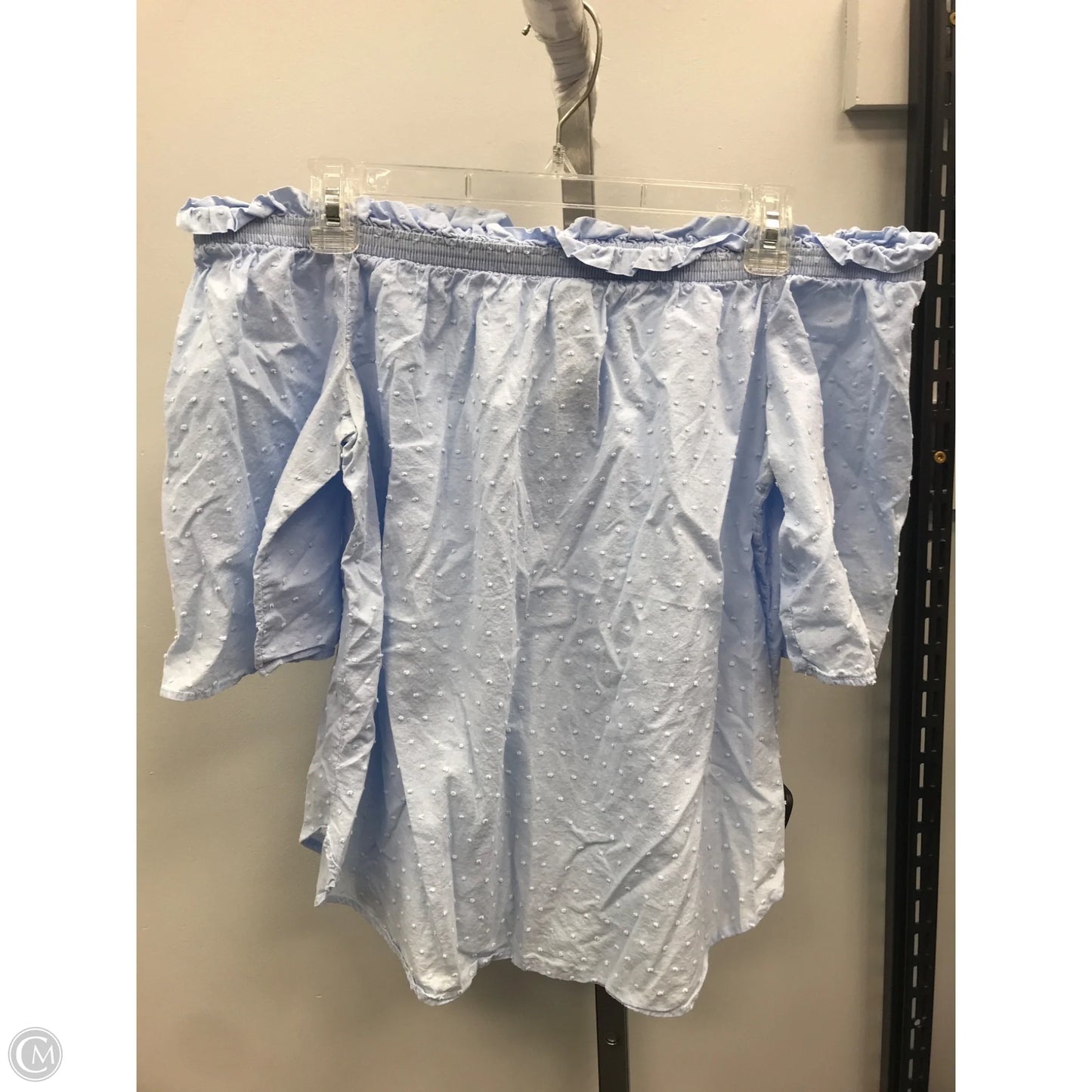 Top Short Sleeve By H&m In Blue, Size: 6