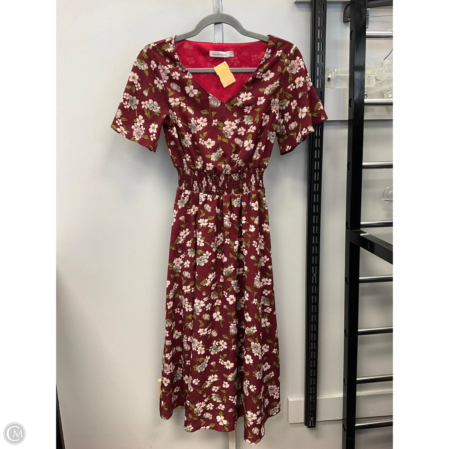 Dress Casual Midi By Gardenwed In Floral Print, Size: S