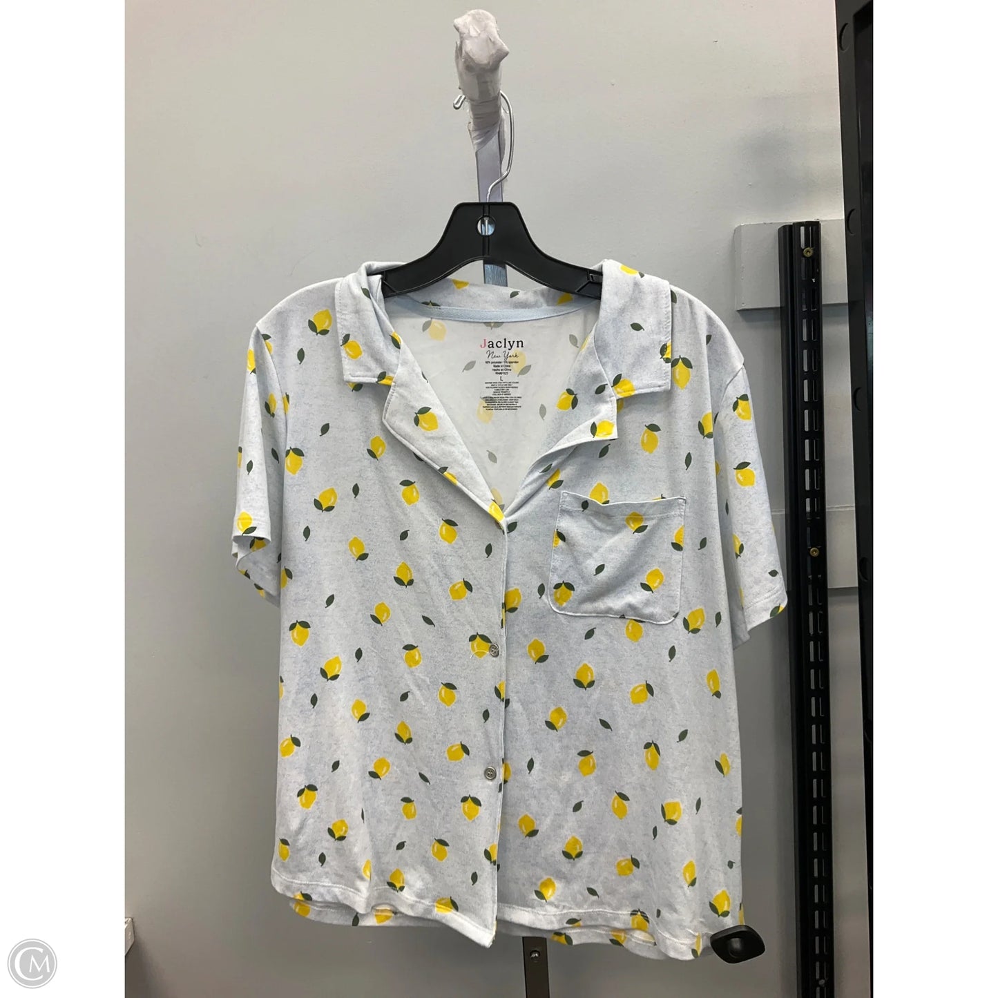 Pajamas 2pc By Clothes Mentor In Blue & Yellow, Size: L