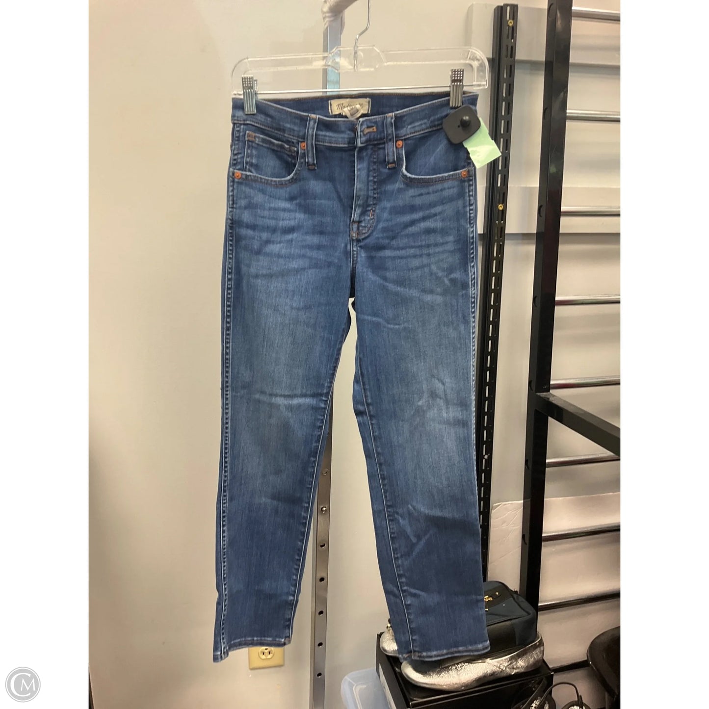 Jeans Skinny By Madewell In Blue Denim, Size: 0