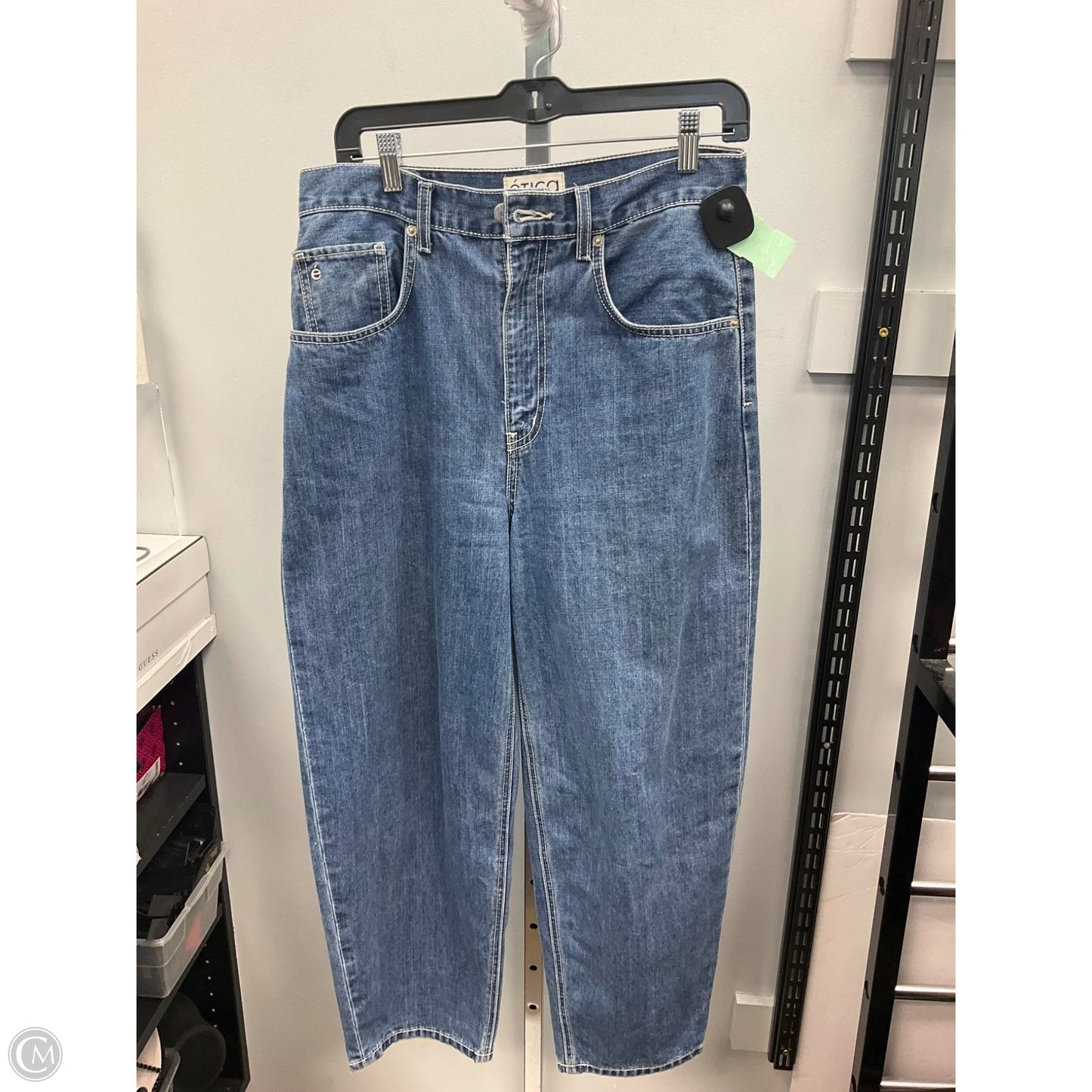 Jeans Boyfriend By Etica In Blue Denim, Size: 8
