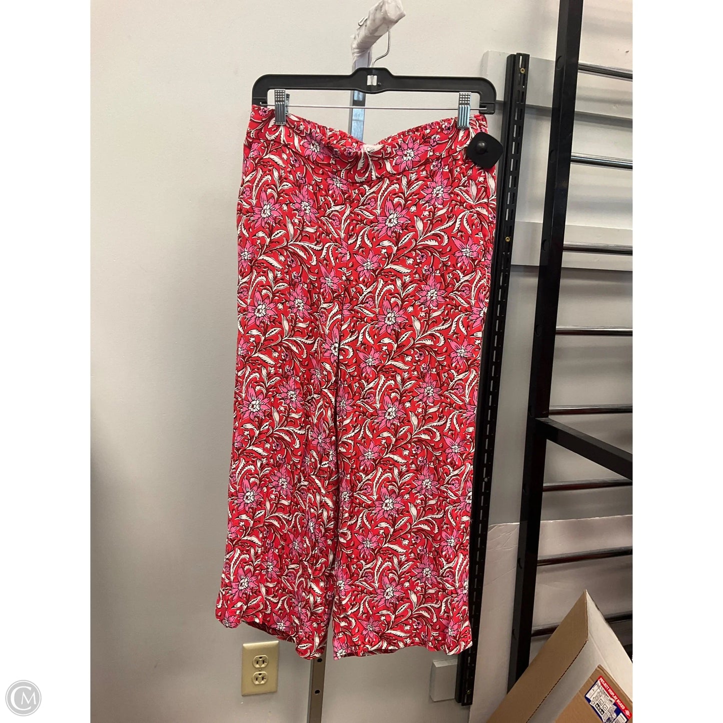 Pants Wide Leg By Loft In Pink & Red, Size: Sp