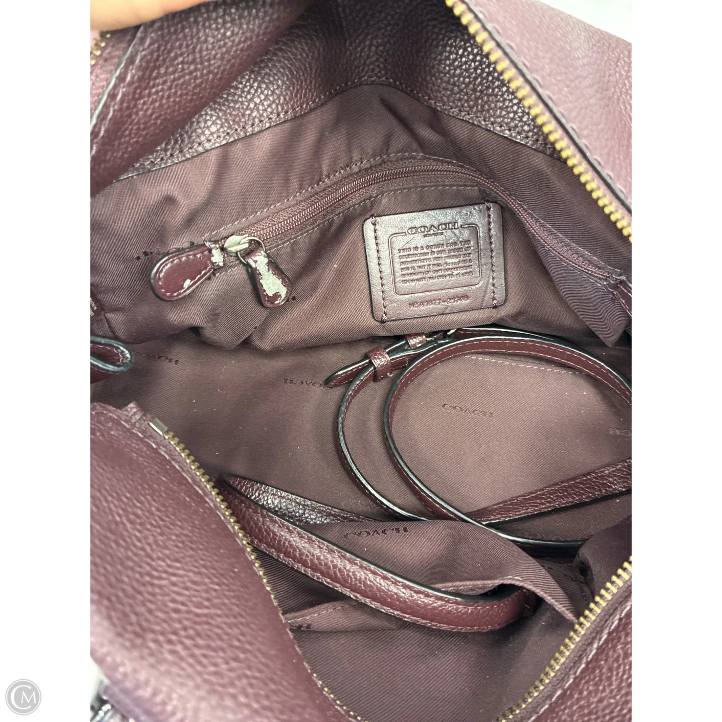 Handbag Designer By Coach, Size: Medium