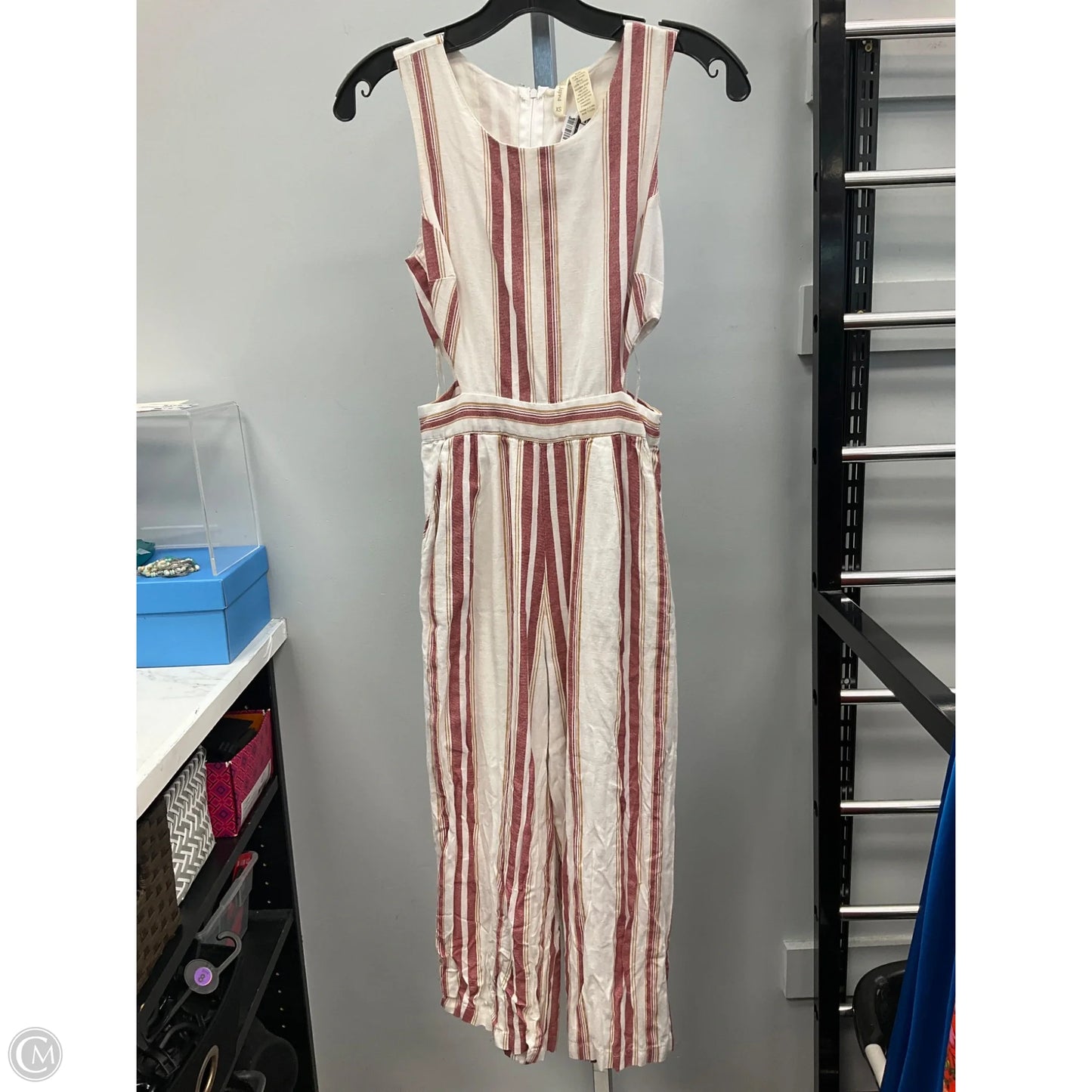 Jumpsuit By Japna In Striped Pattern, Size: Xs
