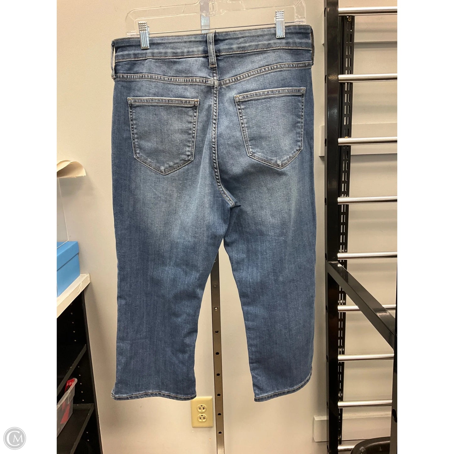 Capris By St Johns Bay In Blue Denim, Size: 10