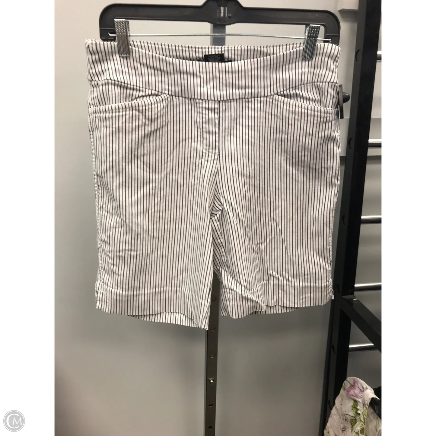 Shorts By Hilary Radley In Striped Pattern, Size: M