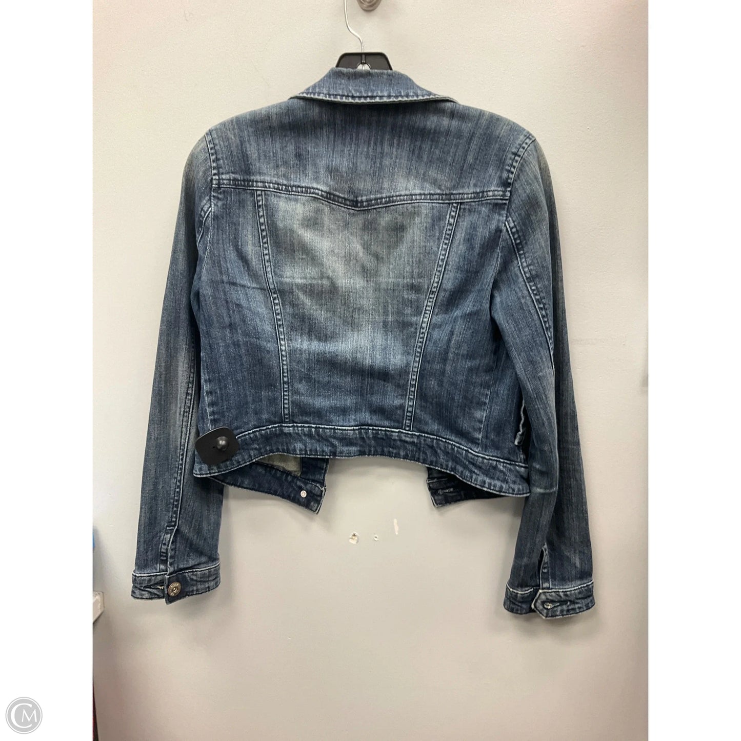 Jacket Denim By Elle In Blue Denim, Size: Xs