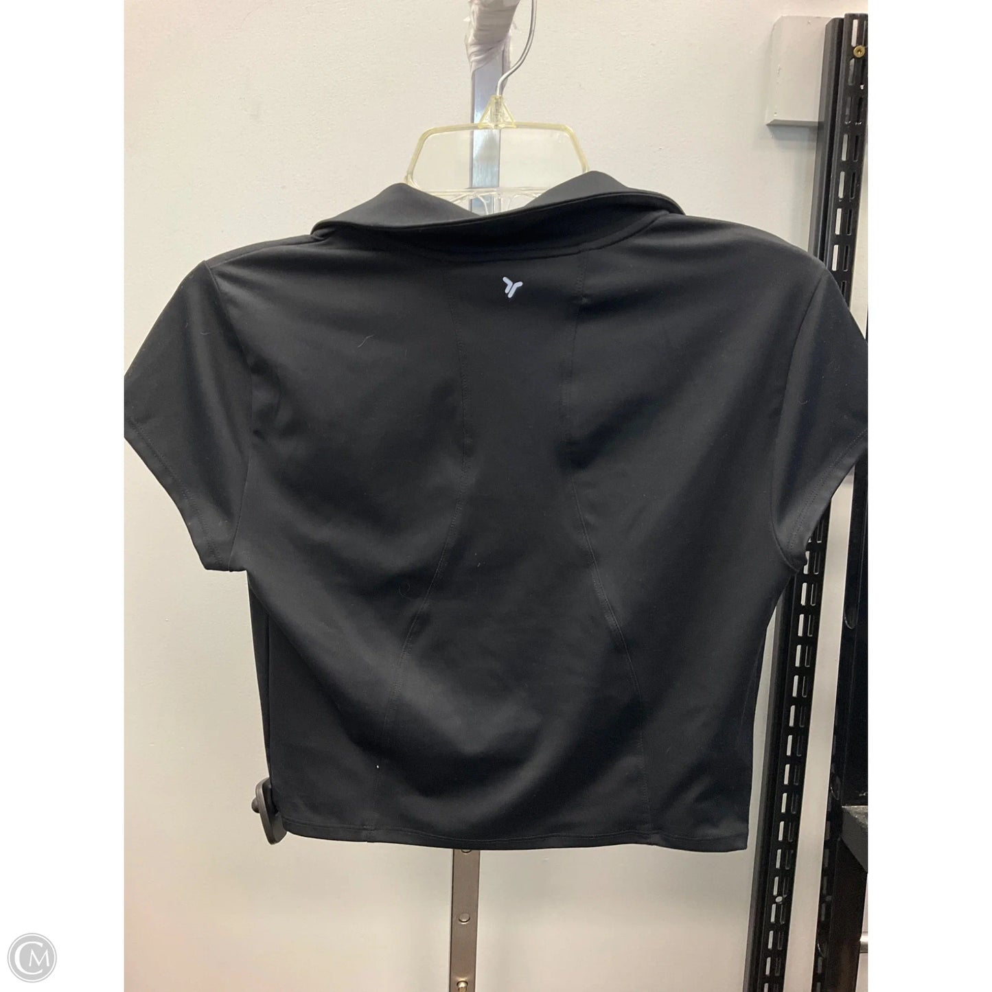 Athletic Top Short Sleeve By Old Navy In Black, Size: M