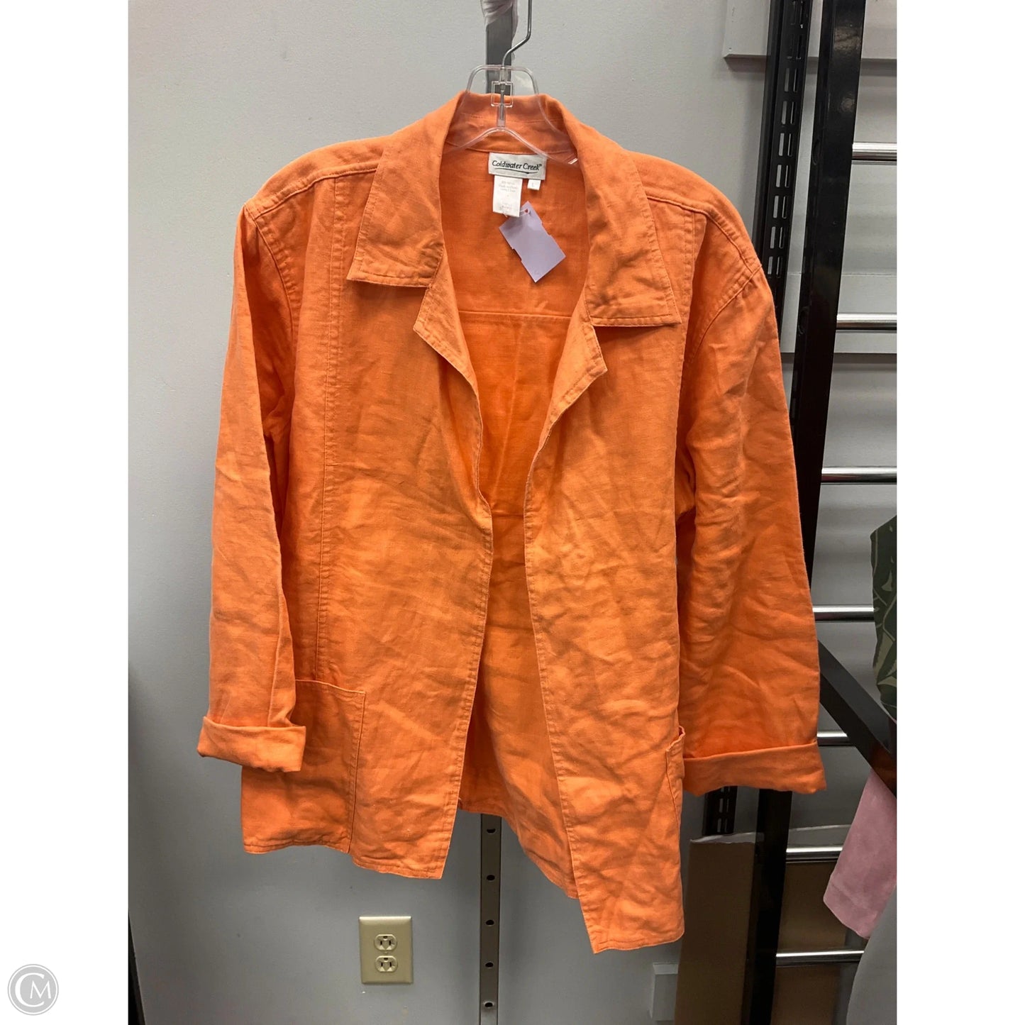 Jacket Other By Coldwater Creek In Orange, Size: L