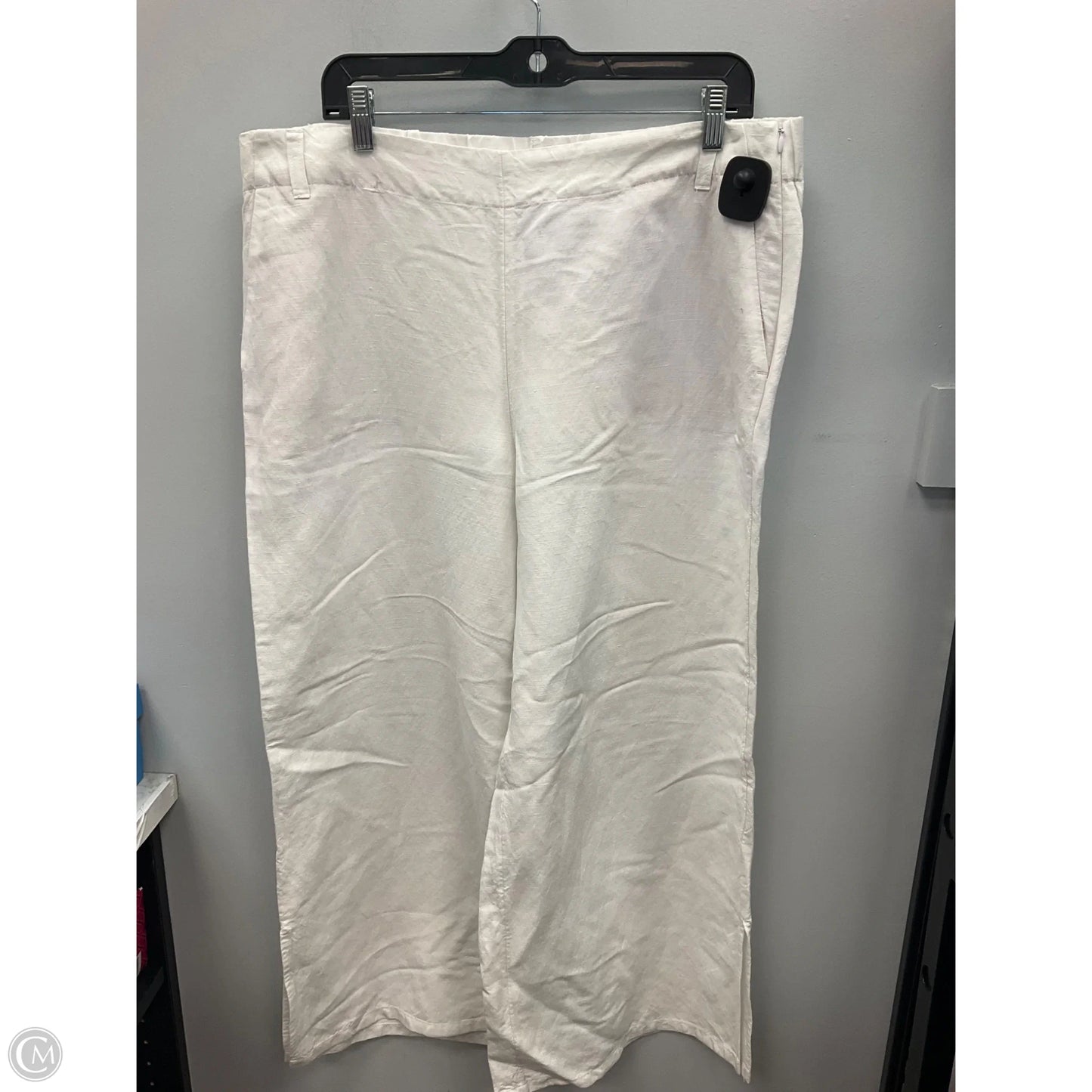 Pants Wide Leg By J. Jill In Cream, Size: L
