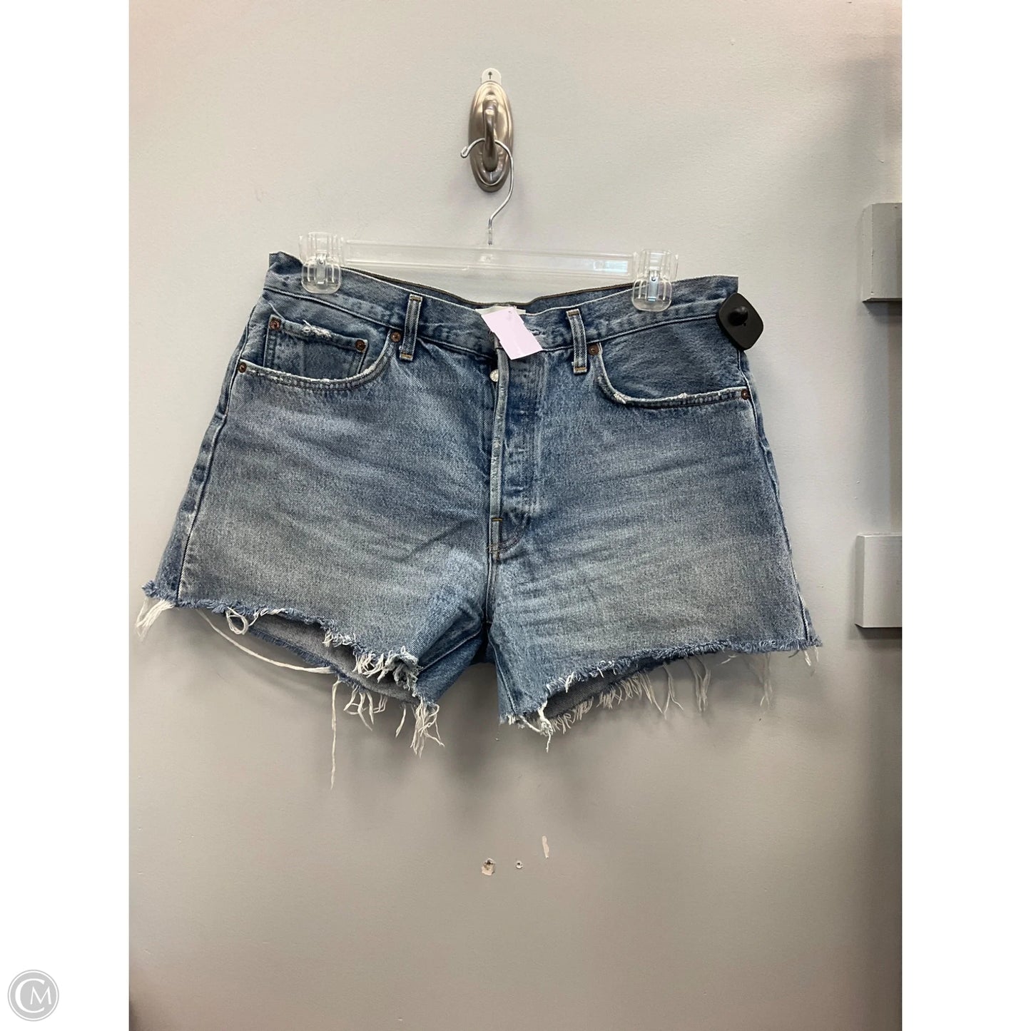 Shorts By Agolde In Blue Denim, Size: 12