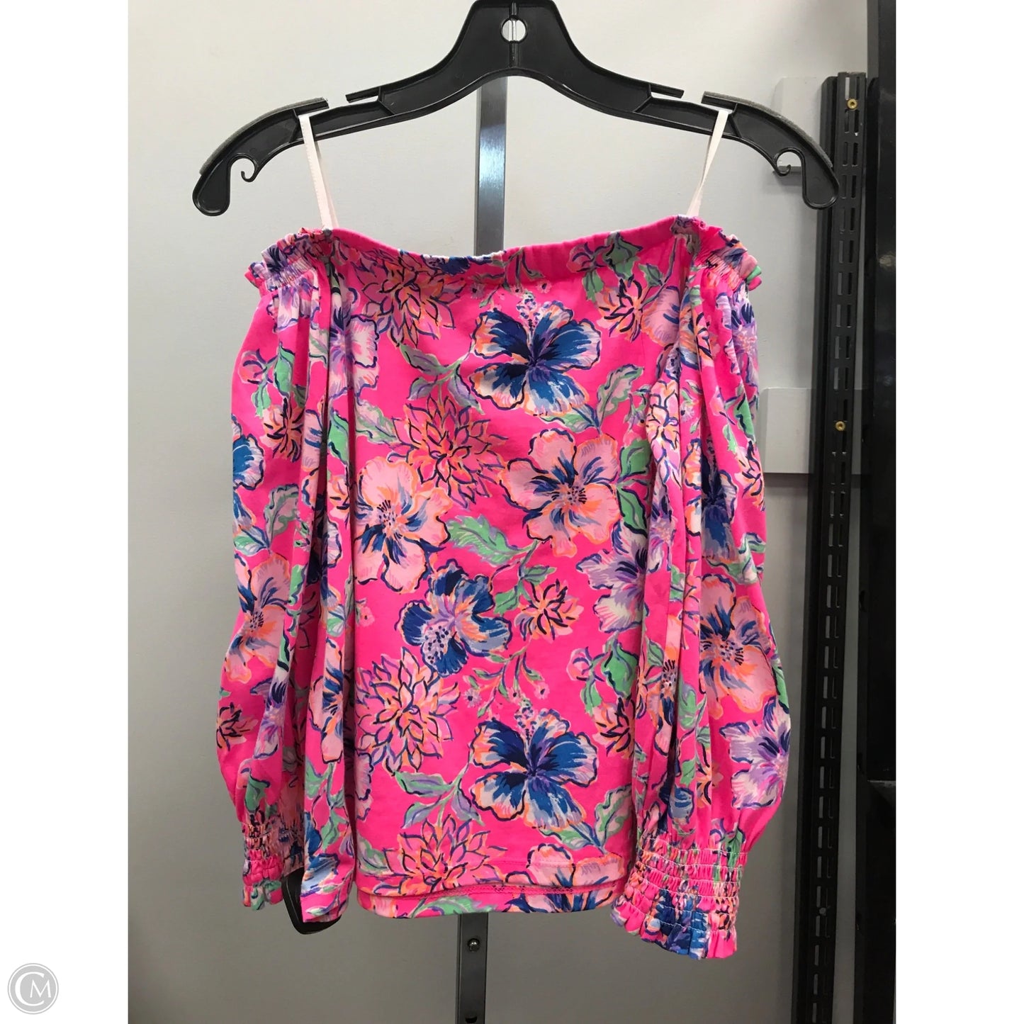Top Long Sleeve Designer By Lilly Pulitzer In Floral Print, Size: Xs