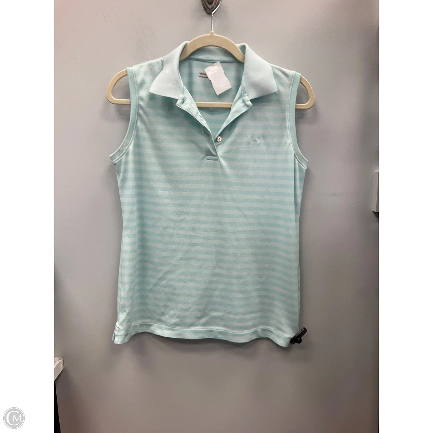 Top Sleeveless By Vineyard Vines In Teal, Size: S