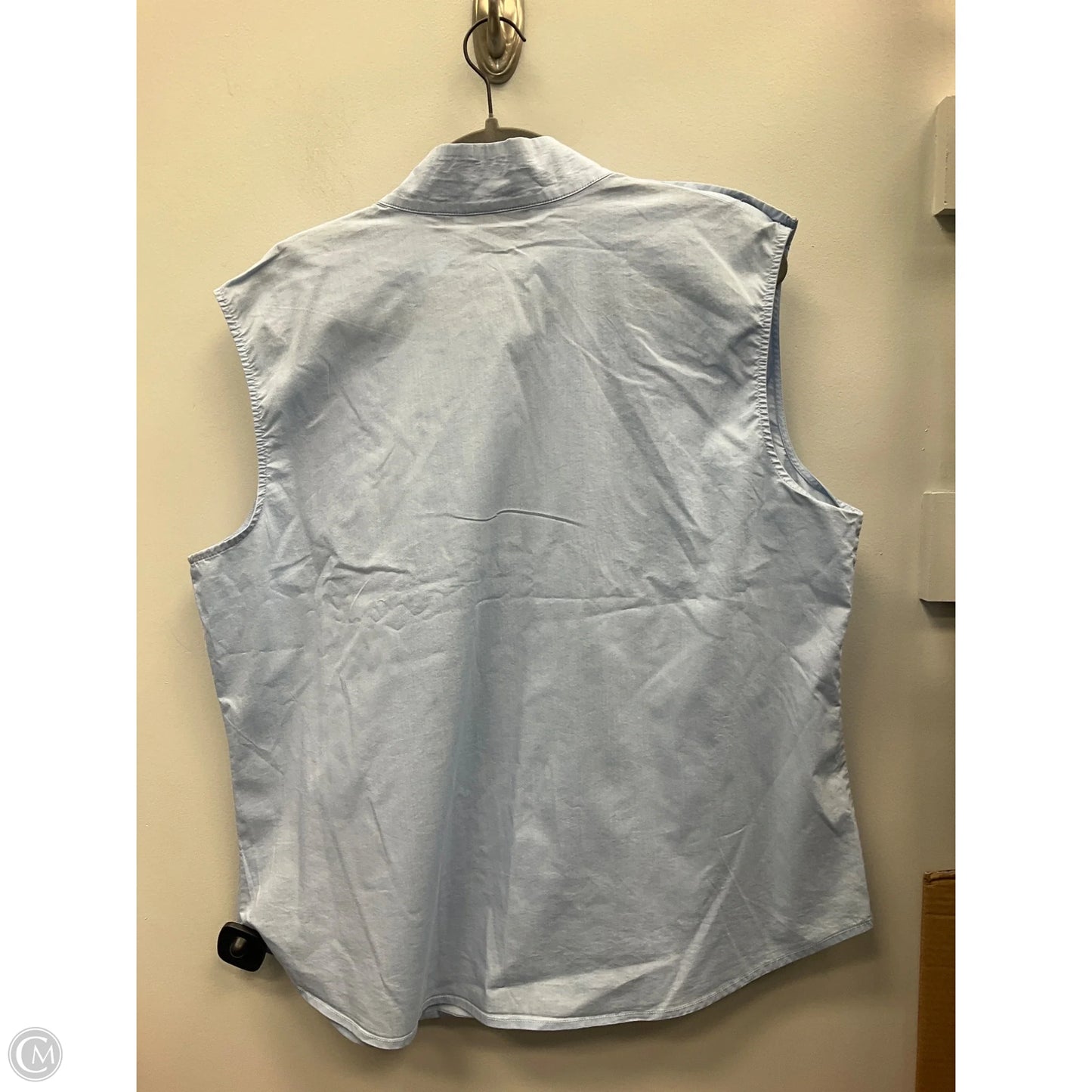 Top Sleeveless By New York And Co In Blue, Size: Xl