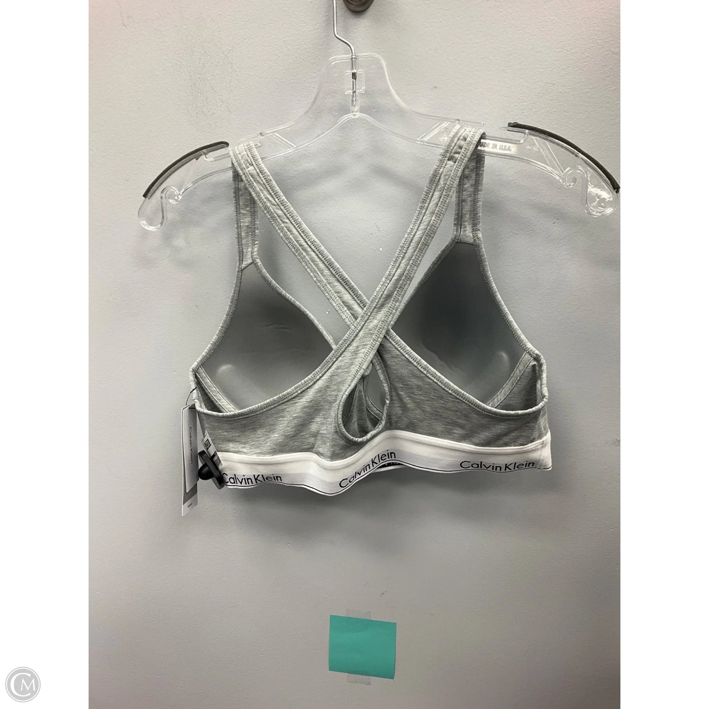 Bra By Calvin Klein In Grey, Size: Xl