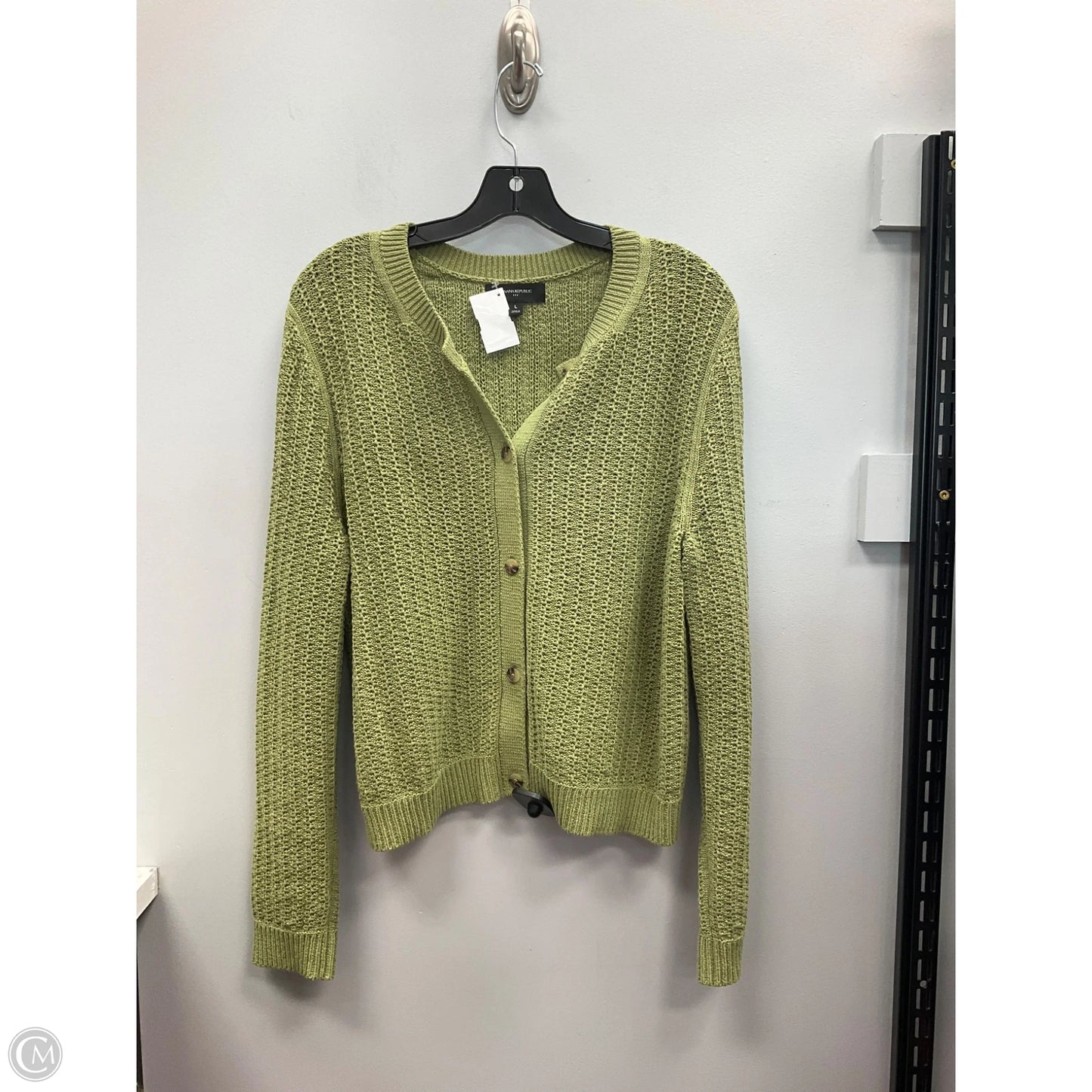 Sweater By Banana Republic In Green, Size: L