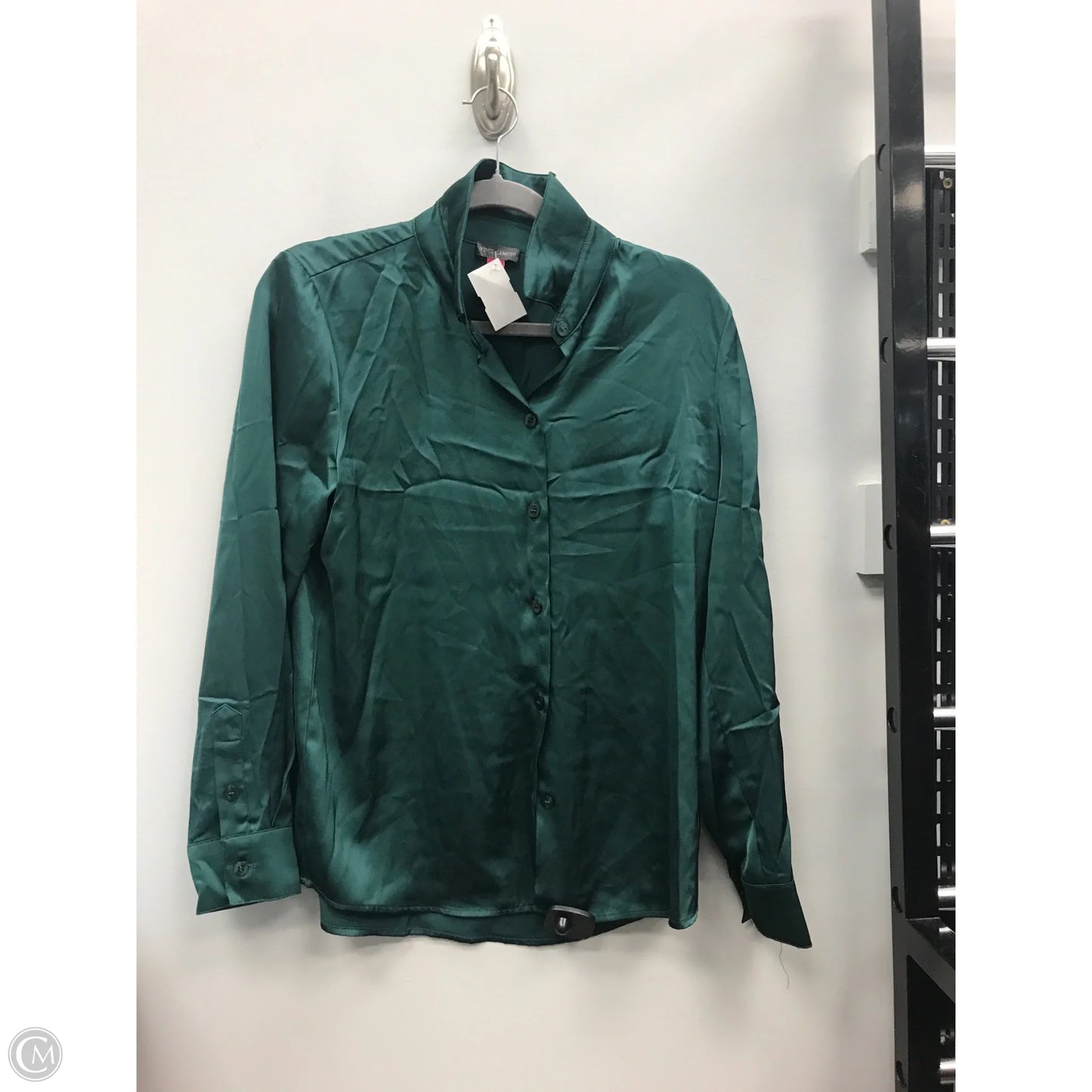 Top Long Sleeve By Vince Camuto In Green, Size: M
