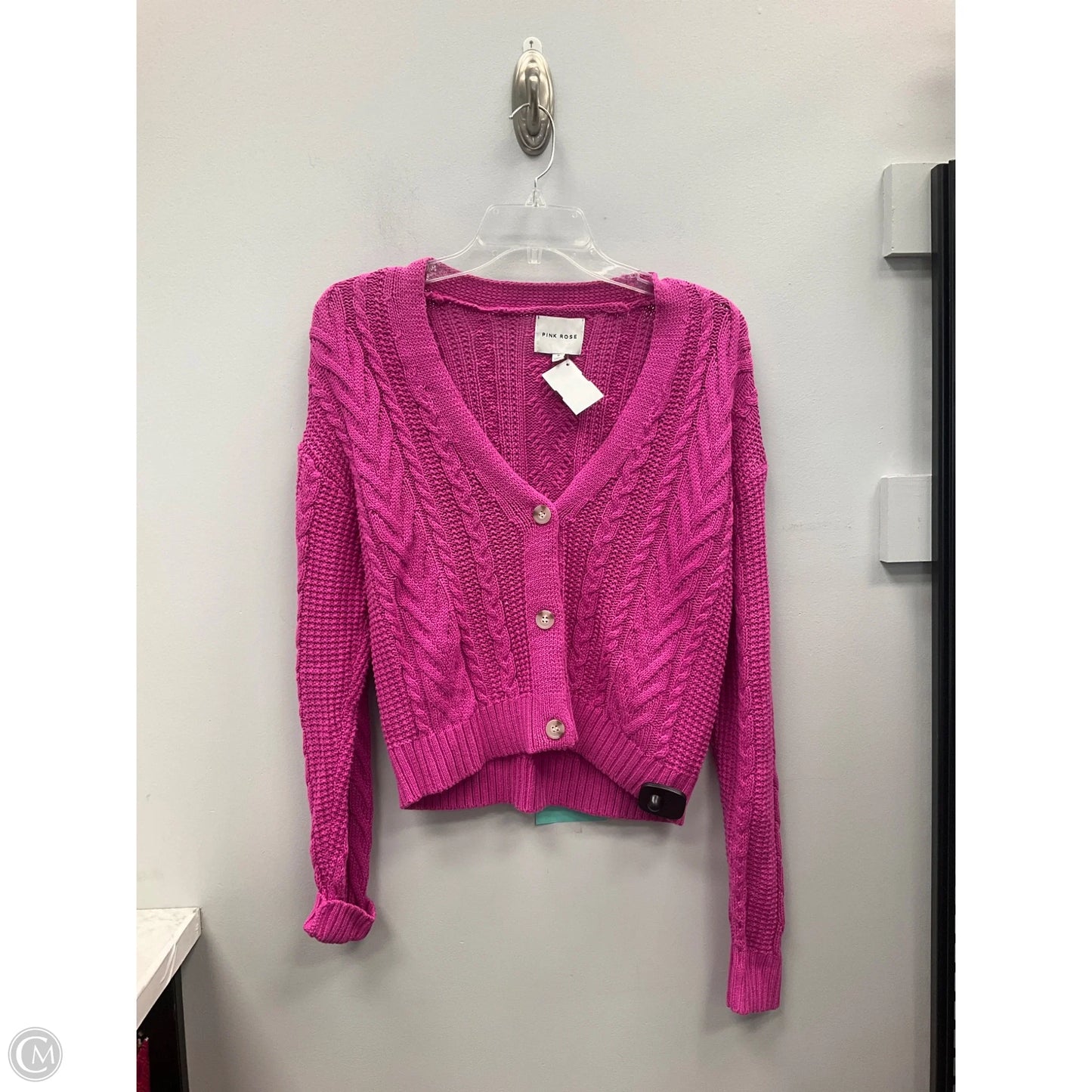 Sweater By Pink Rose In Pink, Size: M