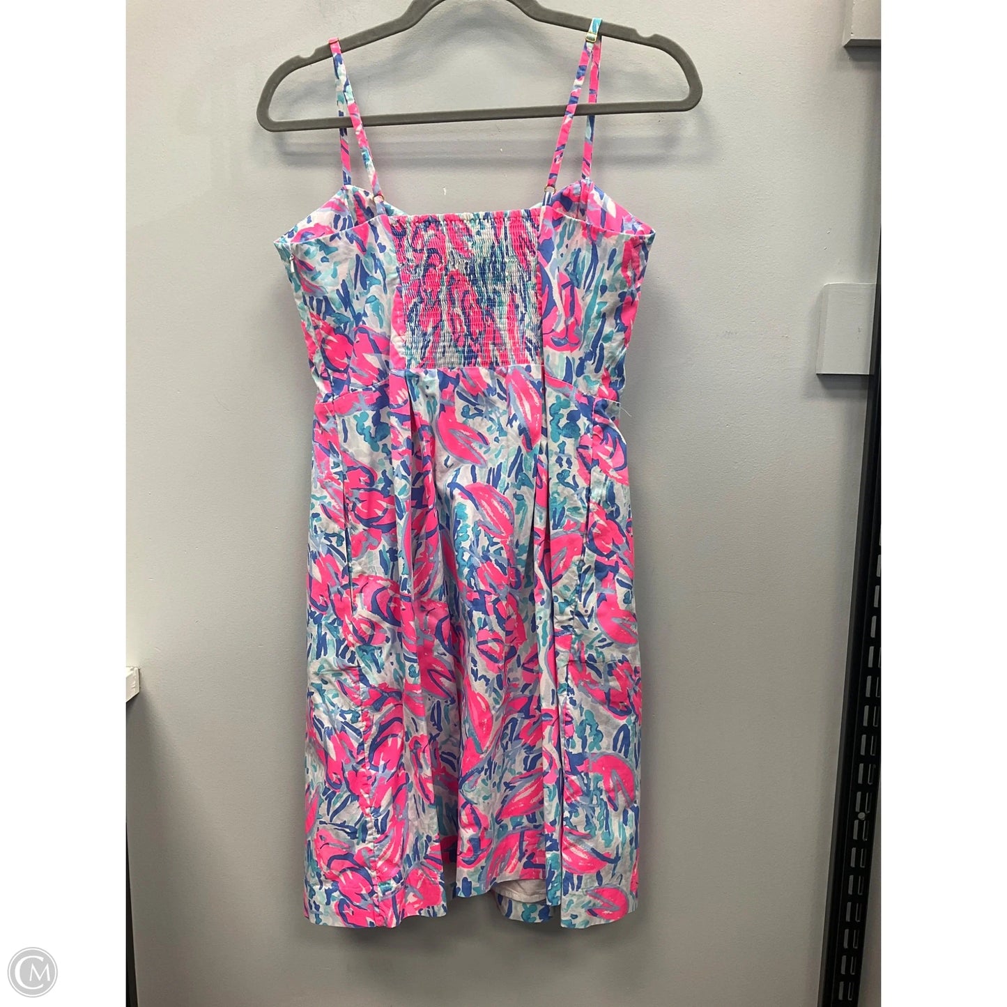 Dress Designer By Lilly Pulitzer In Blue & Pink, Size: 8