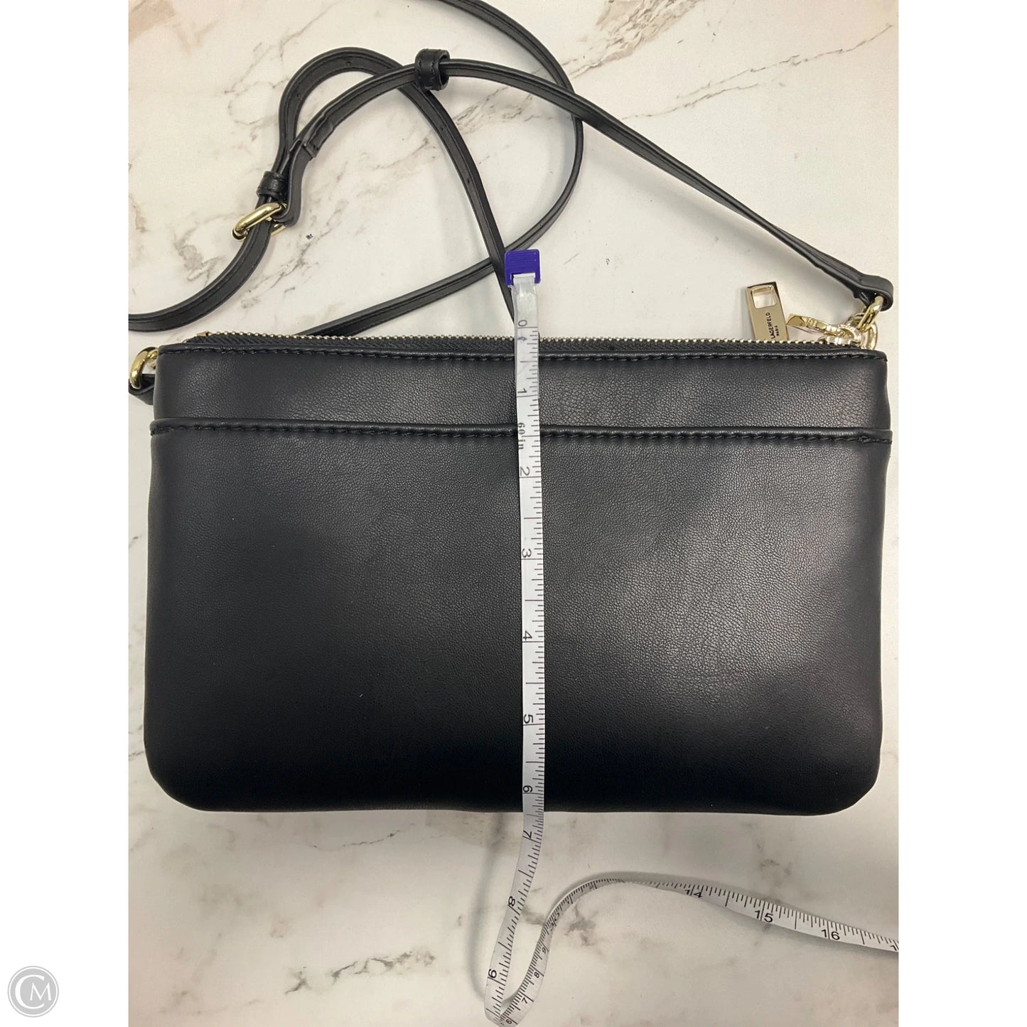 Crossbody Designer By Karl Lagerfeld, Size: Medium