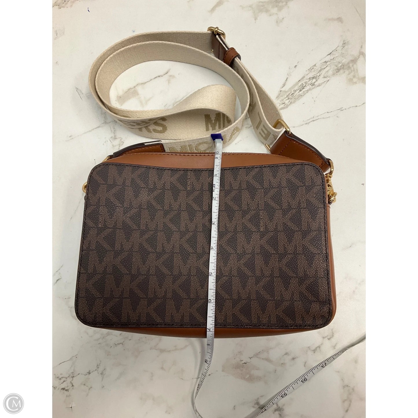 Crossbody Designer By Michael Kors, Size: Large