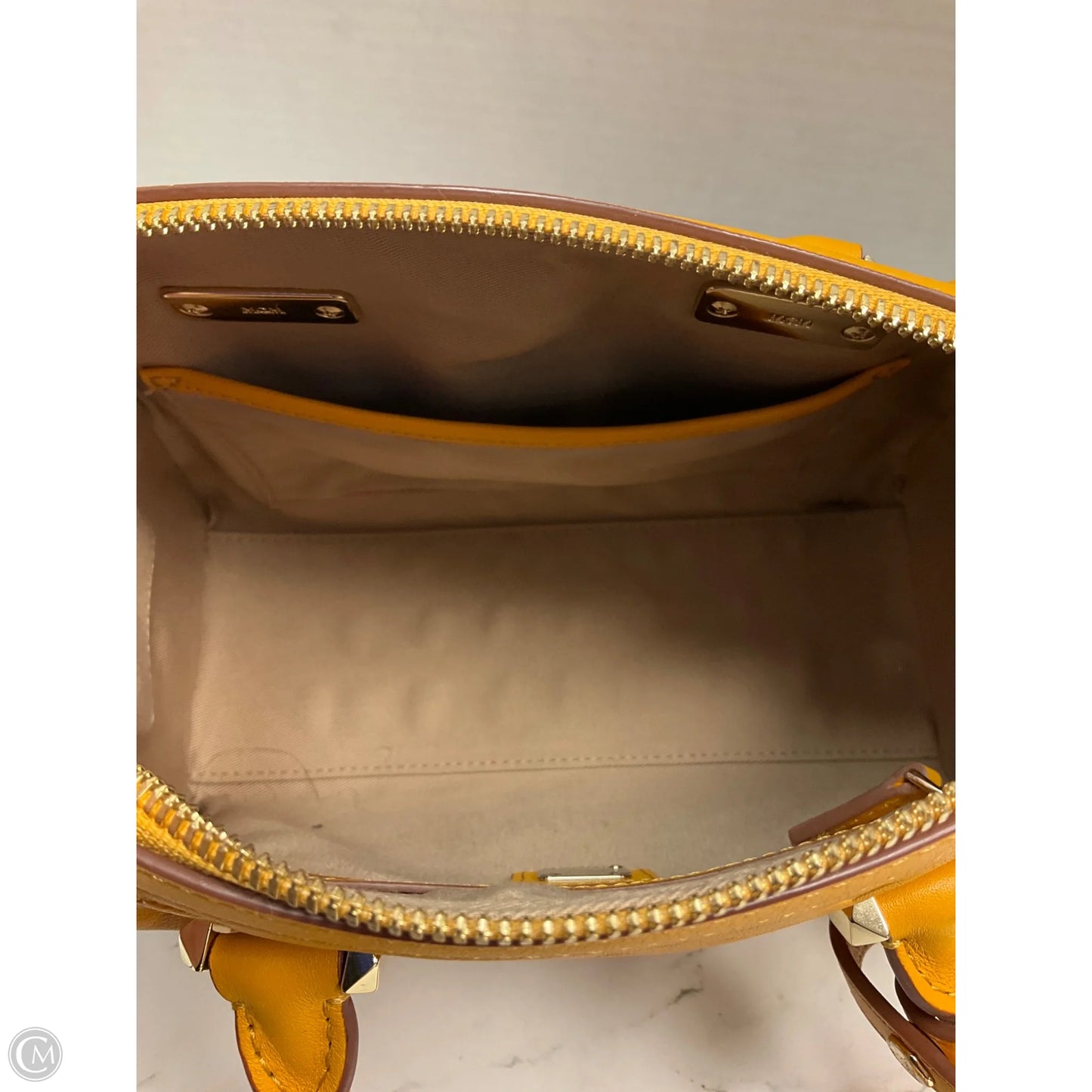 Handbag Luxury Designer By Mcm, Size: Small