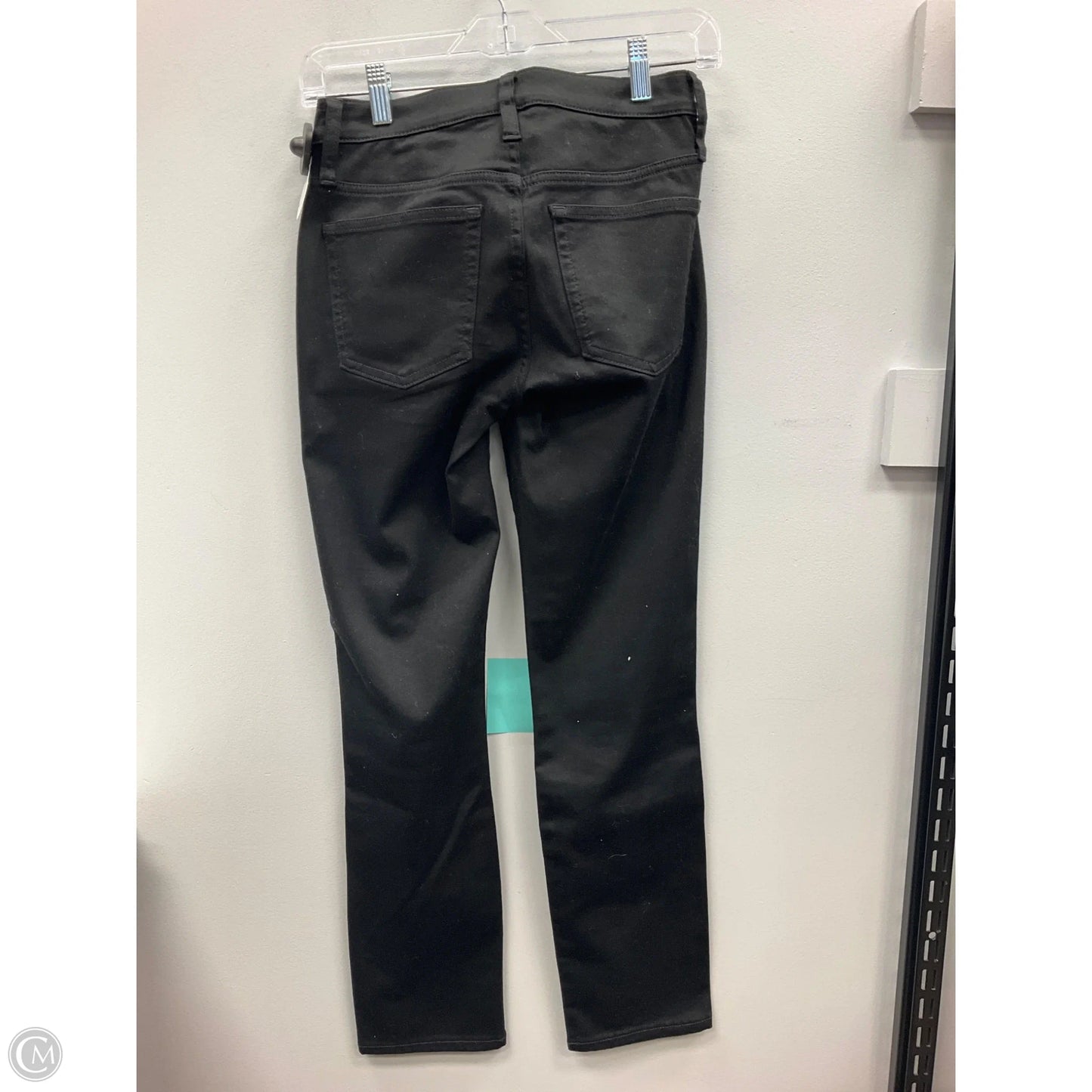Jeans Skinny By J. Crew In Black Denim, Size: 0