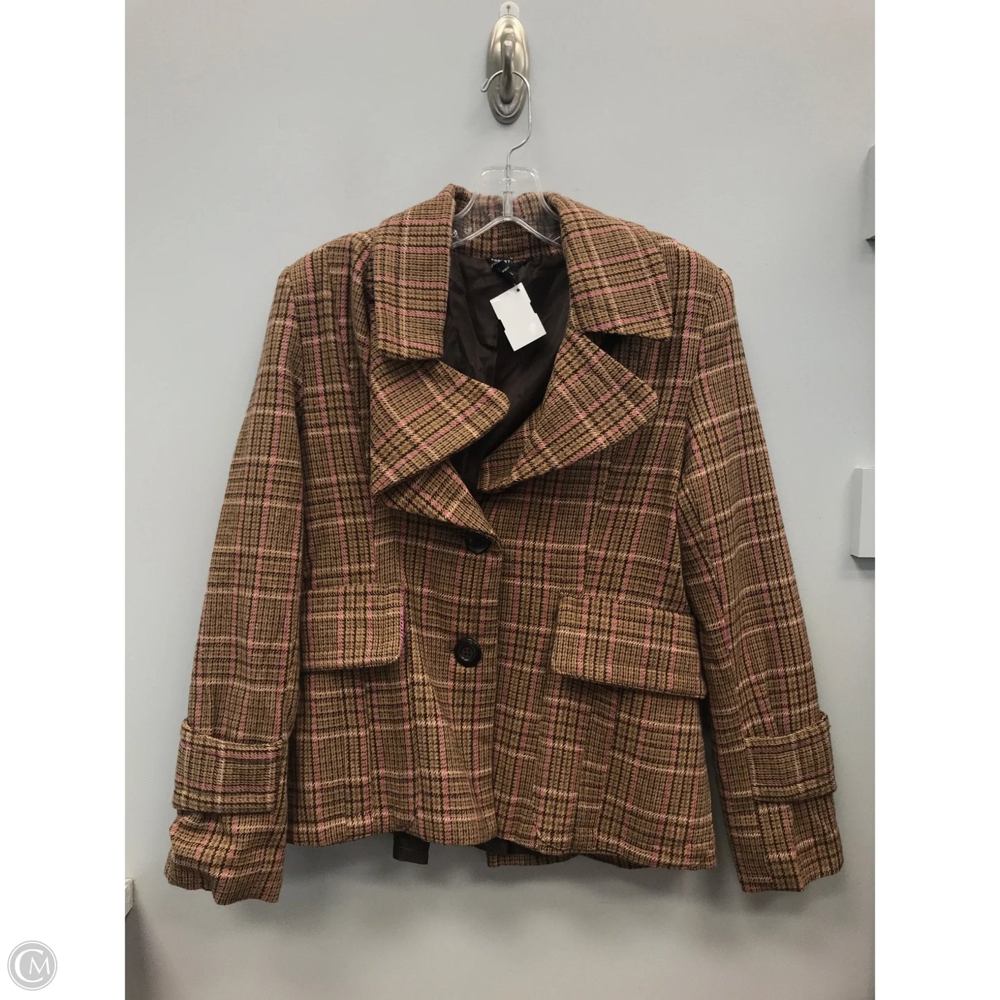 Jacket Other By Robert Louis In Plaid Pattern, Size: S