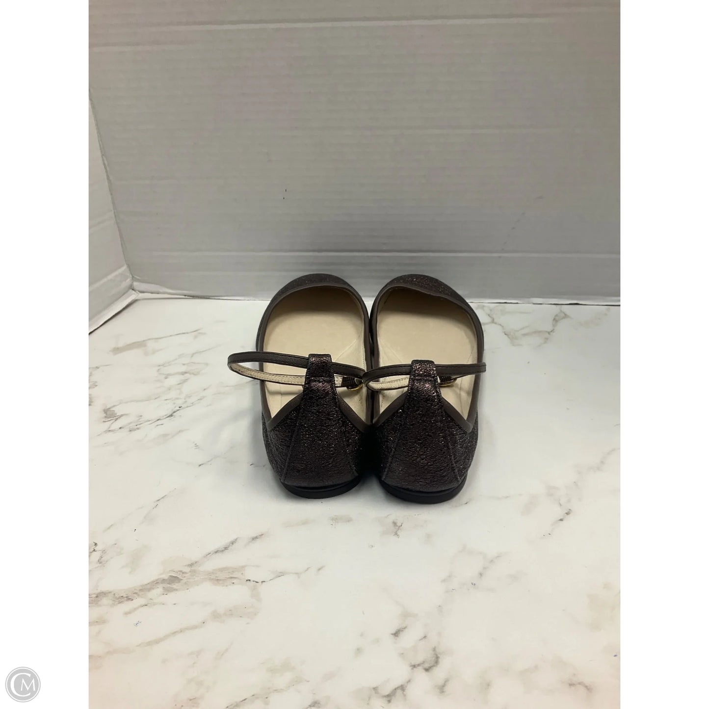 Shoes Flats By Clothes Mentor In Brown, Size: 9.5