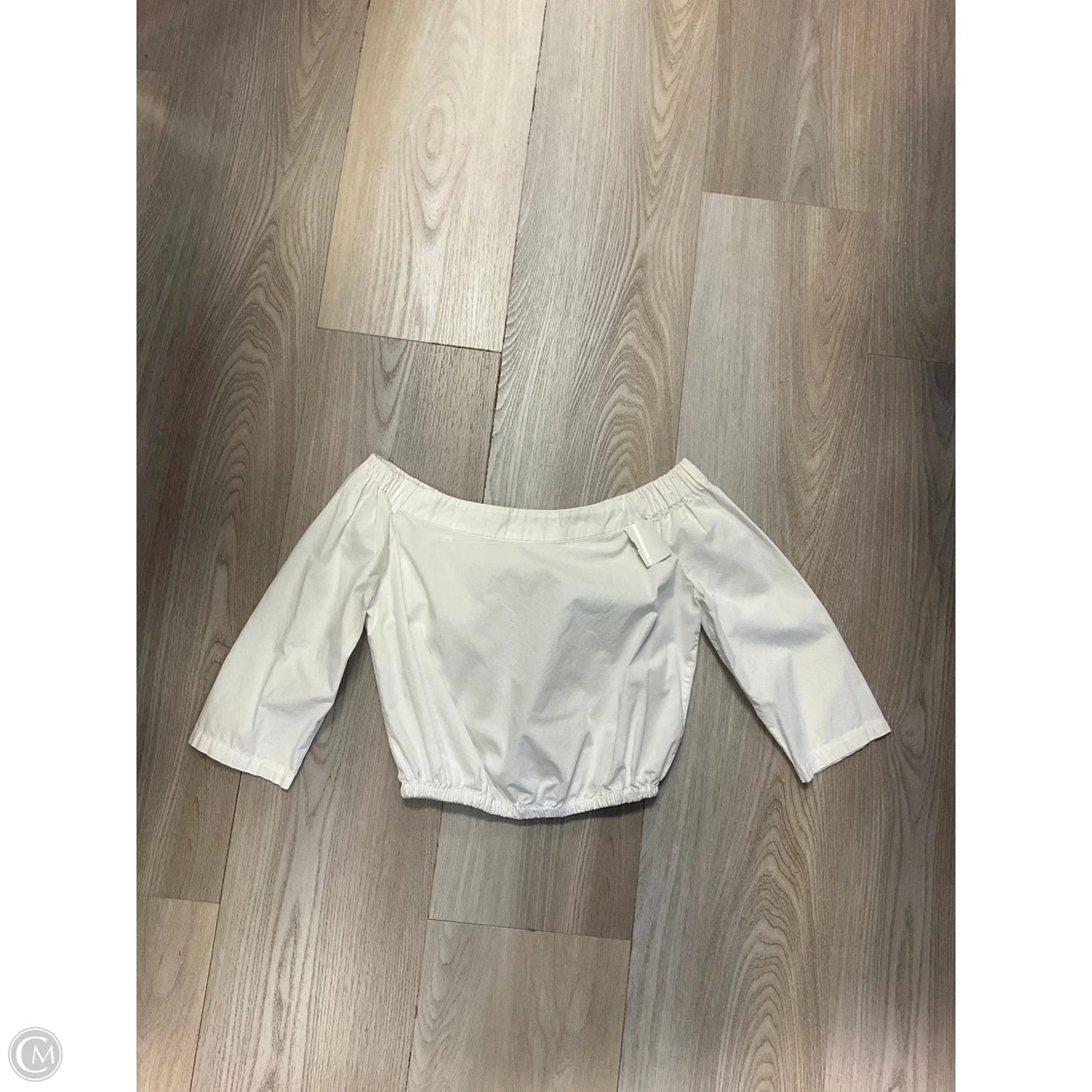 Top 3/4 Sleeve By Silence And Noise In White, Size: S
