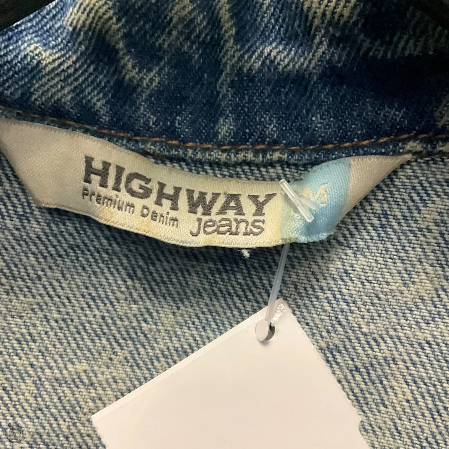 Jacket Denim By Highway In Blue Denim, Size: M