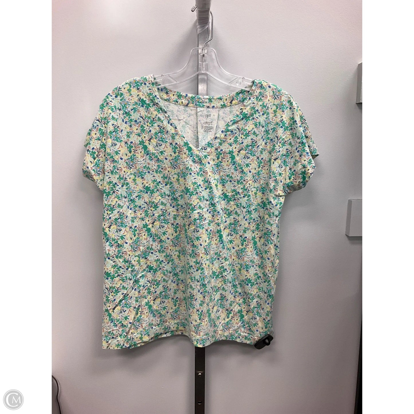 Top Short Sleeve By J. Jill In Multi-colored, Size: S