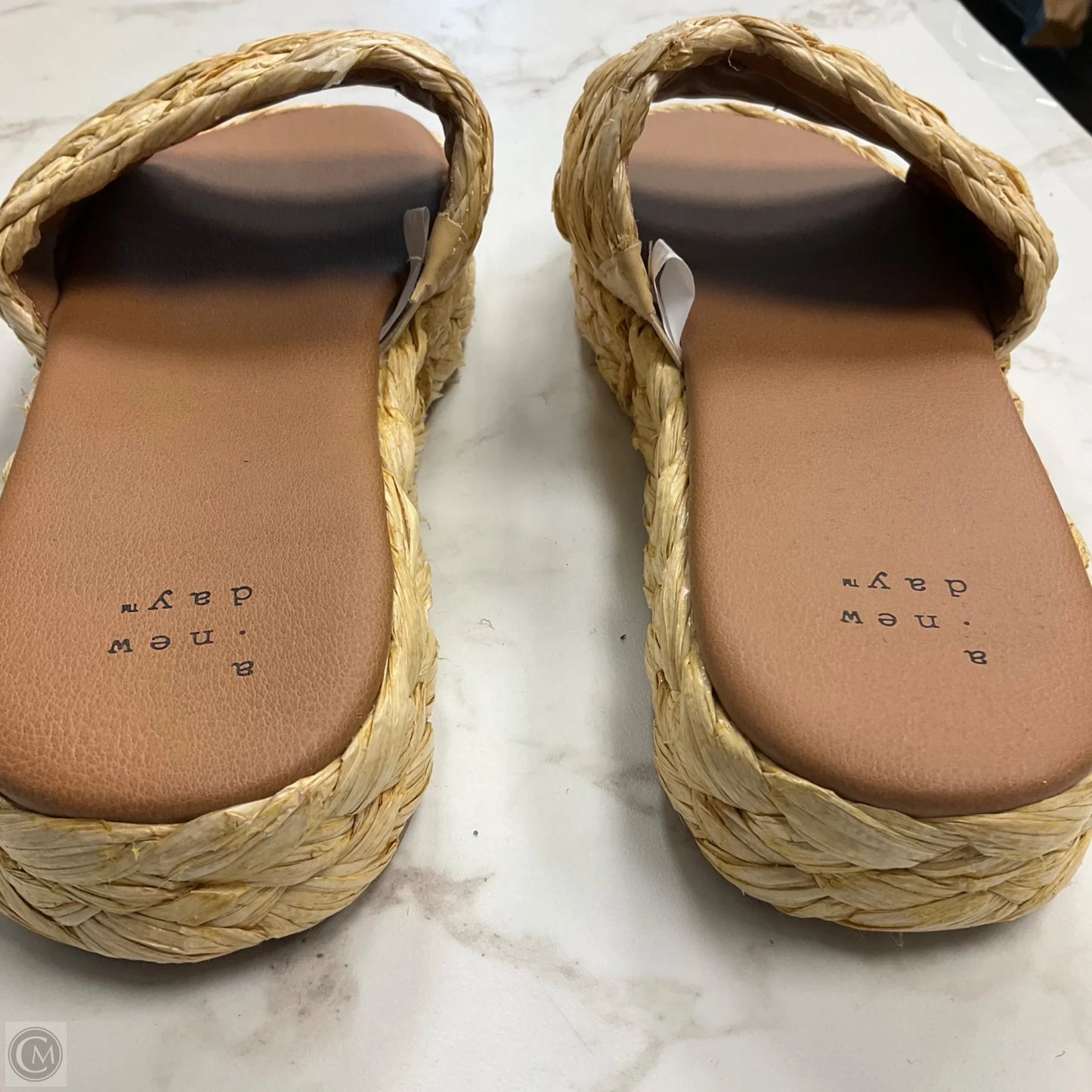 Sandals Flats By A New Day In Tan, Size: 8.5