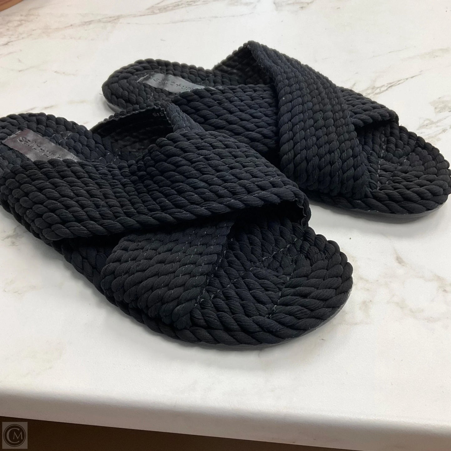Sandals Flats By Cmc In Black, Size: 8