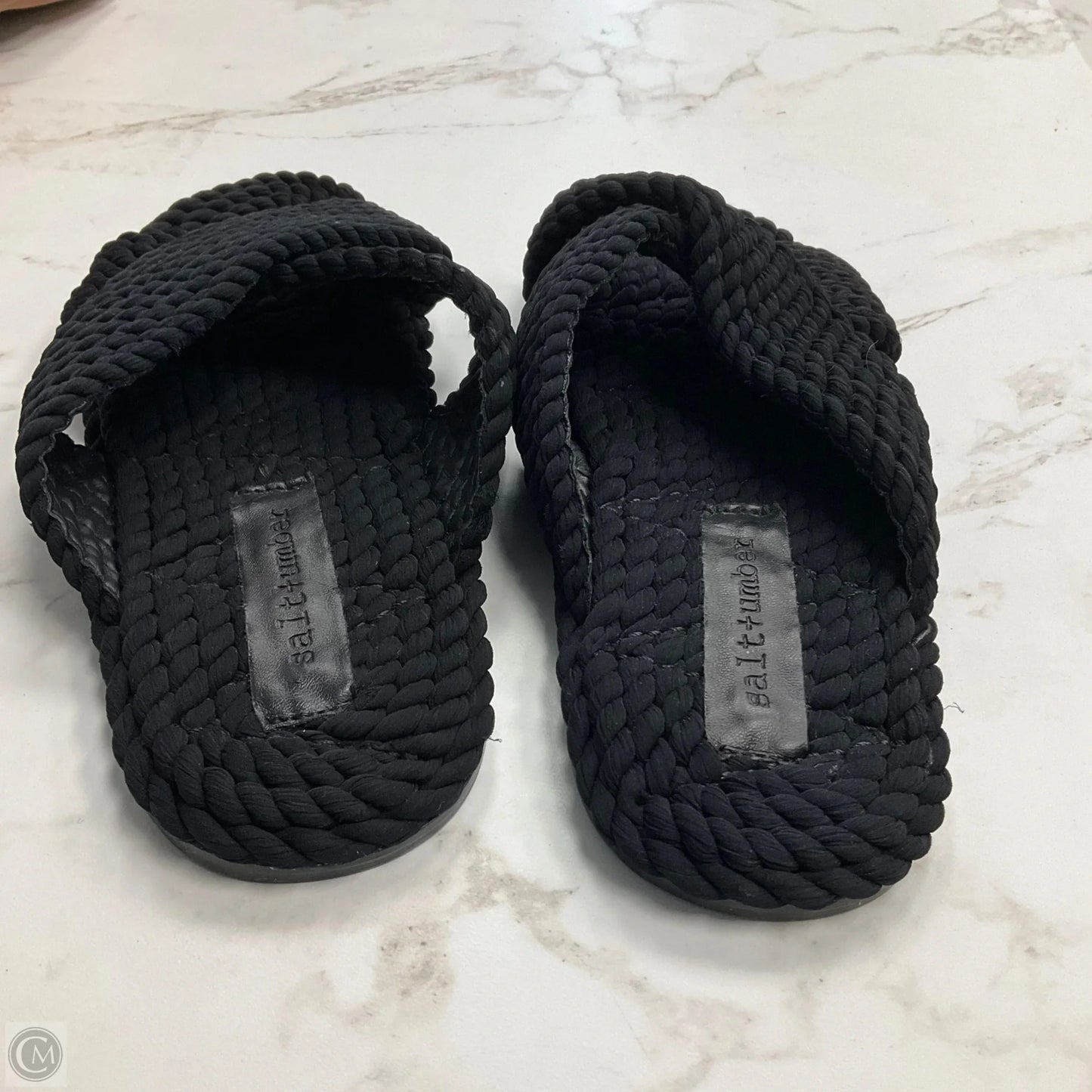Sandals Flats By Cmc In Black, Size: 8