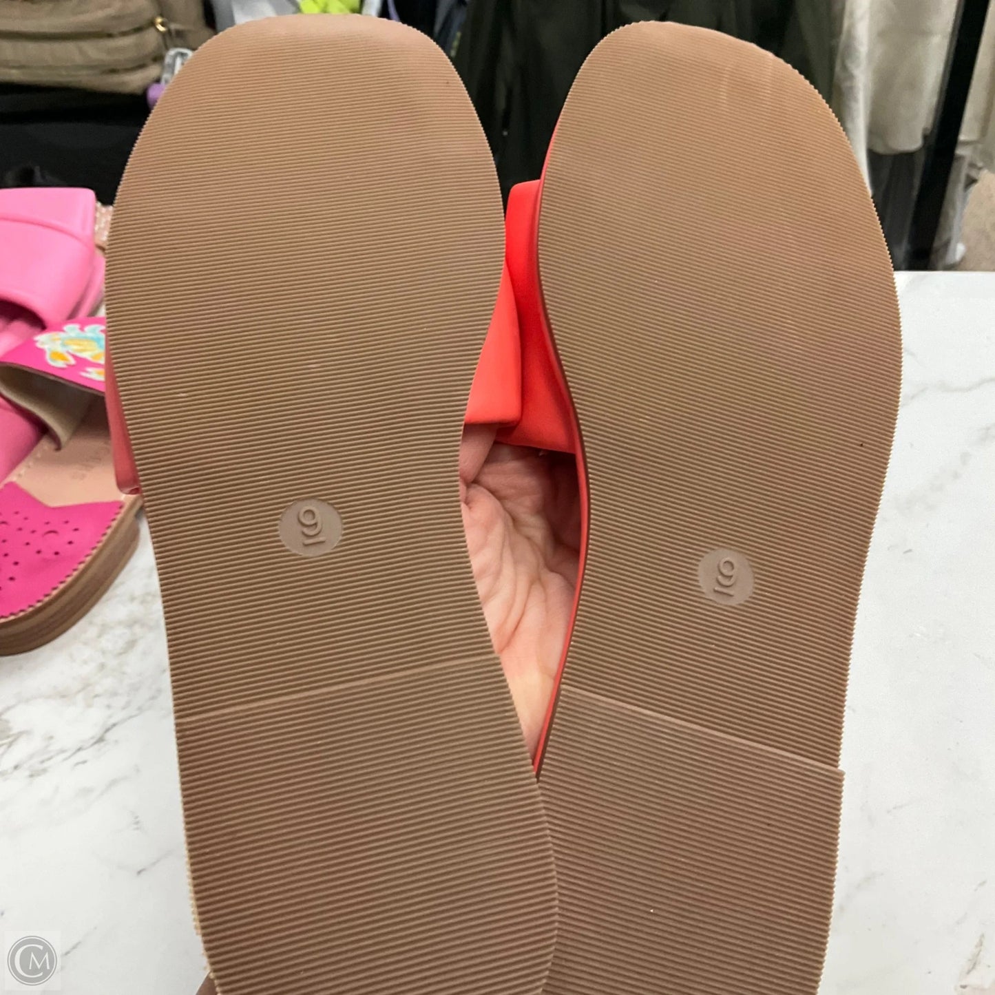 Sandals Flats By A New Day In Coral, Size: 9