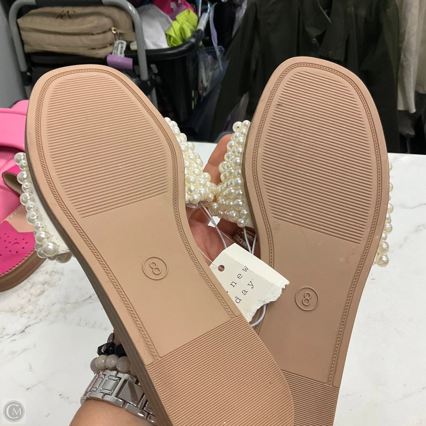 Sandals Flats By Old Navy In Pink, Size: 9