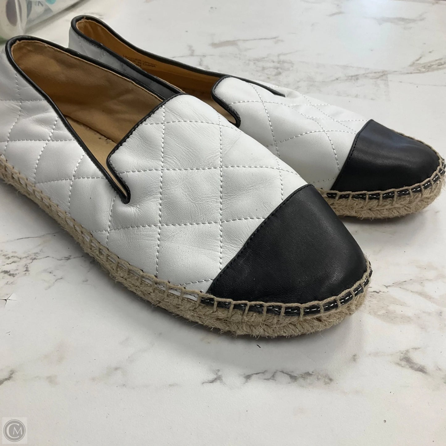 Shoes Flats By Talbots In Black & White, Size: 9
