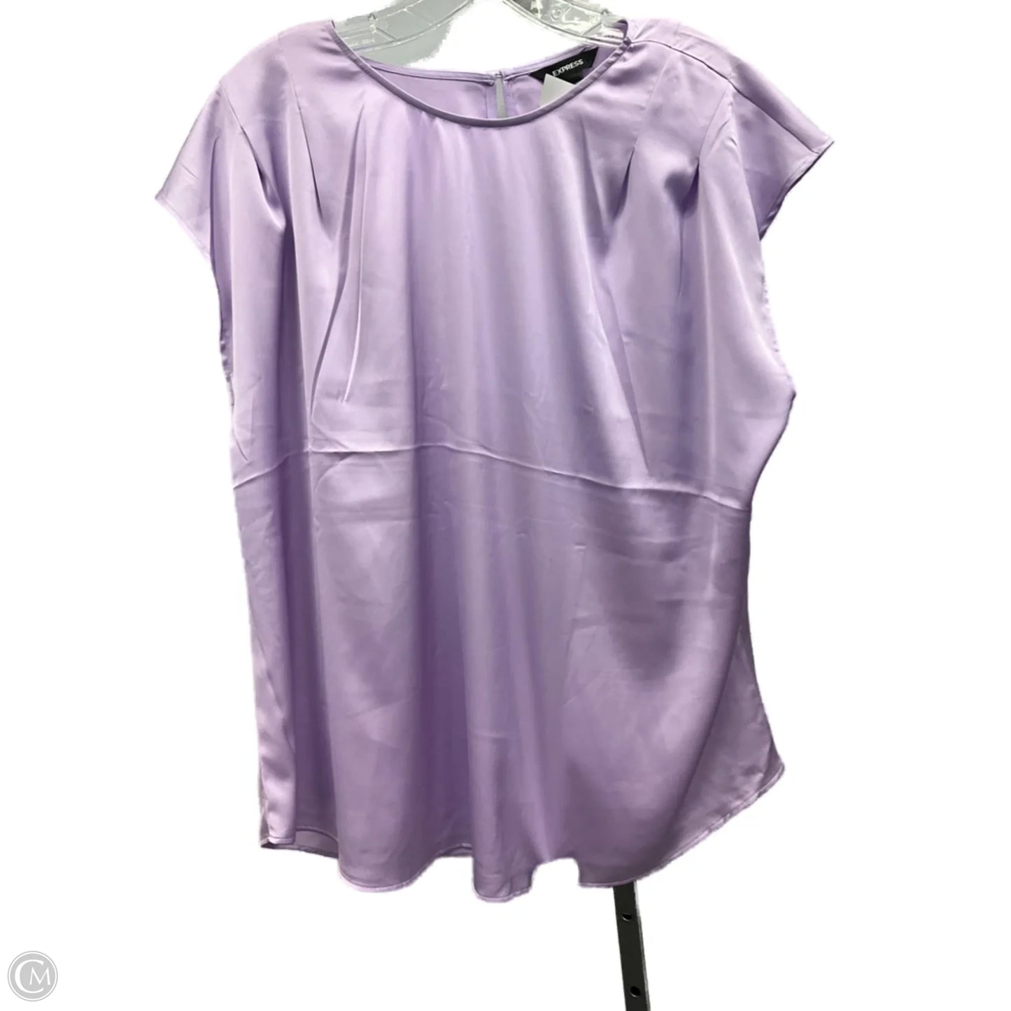 Top Sleeveless By Express In Purple, Size: Xl