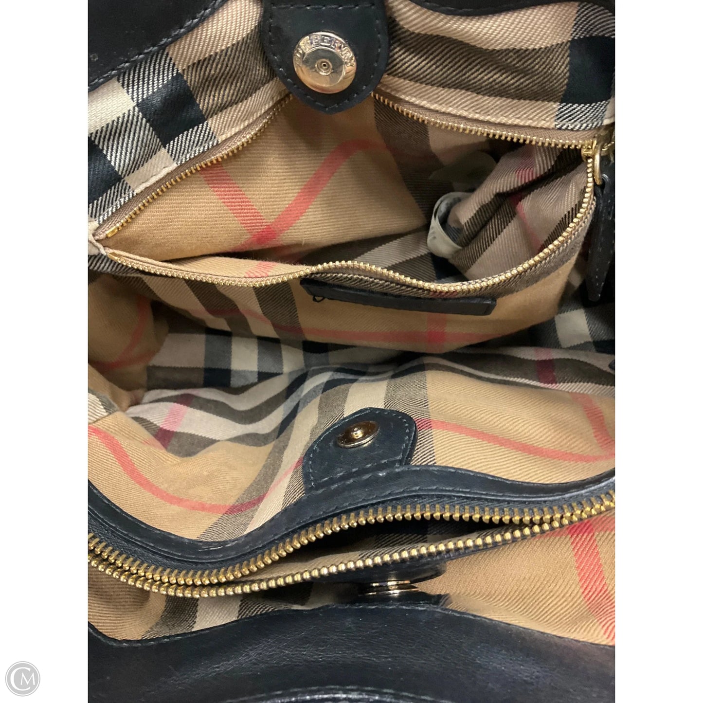 Handbag Luxury Designer By Burberry, Size: Medium