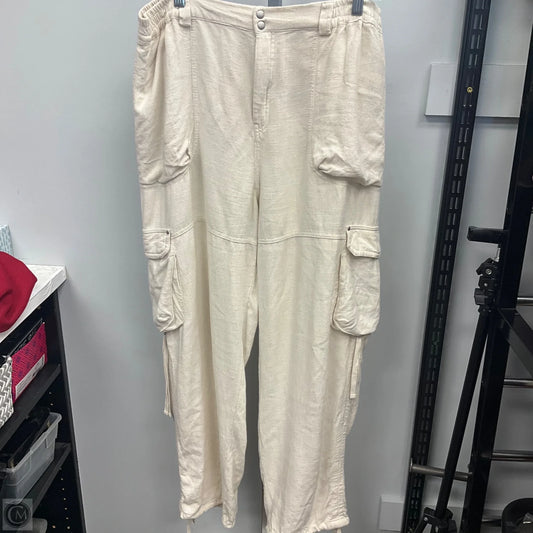 Pants Cargo & Utility By Anthropologie In Cream, Size: M