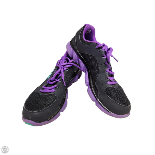 Shoes Athletic By Asics In Black & Purple, Size: 9.5