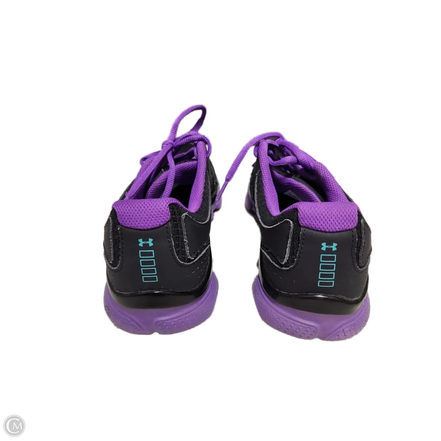Shoes Athletic By Asics In Black & Purple, Size: 9.5