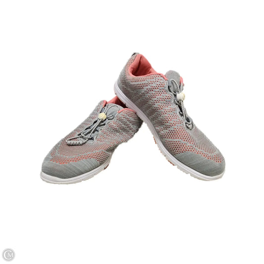 Shoes Sneakers By Clothes Mentor In Grey & Pink, Size: 12